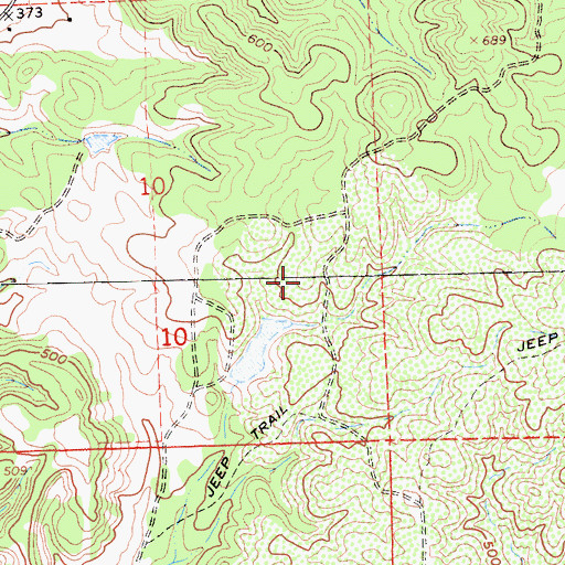 Topographic Map of Rancho Calaveras Census Designated Place, CA