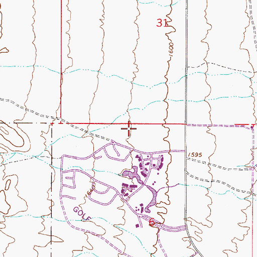 Topographic Map of Rio Verde Census Designated Place, AZ