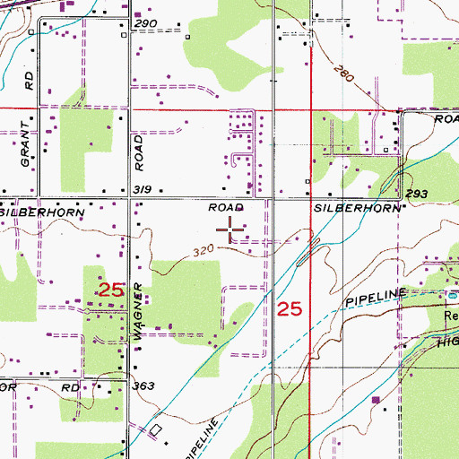 Topographic Map of River Road Census Designated Place, WA