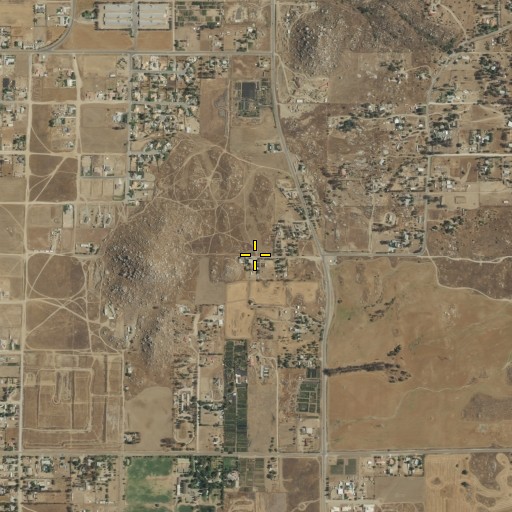 Aerial/Satellite Image of Romoland Census Designated Place, CA