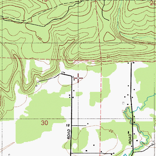 Topographic Map of Satsop Census Designated Place, WA