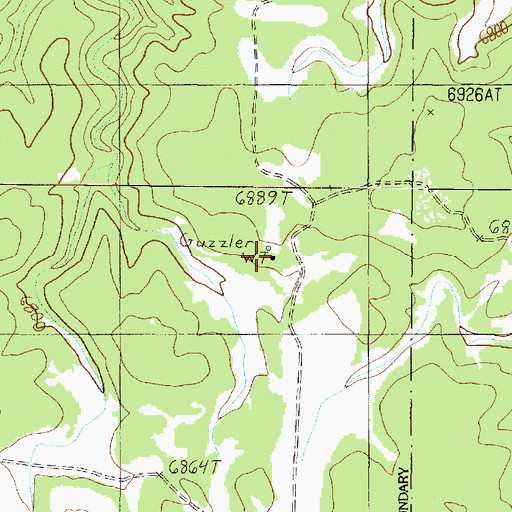 Topographic Map of Seegmiller Trick Tank, AZ