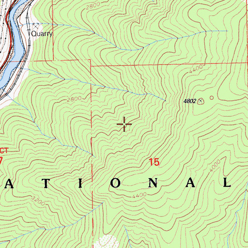 Topographic Map of Tobin Census Designated Place, CA