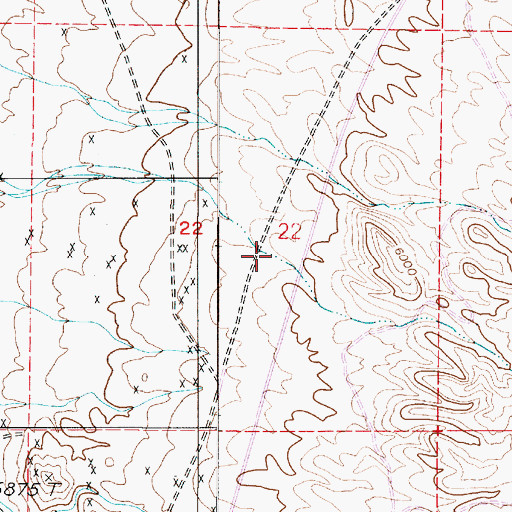 Topographic Map of Tonopah Census Designated Place, NV