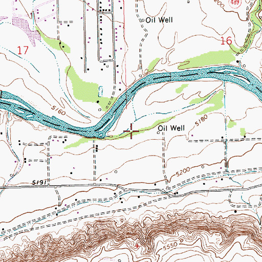 Topographic Map of Upper Fruitland Census Designated Place, NM