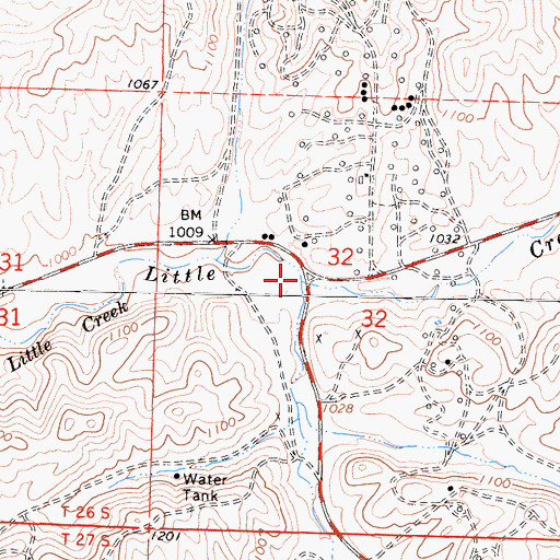 Topographic Map of Corral Canyon, CA
