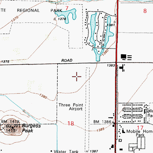 Topographic Map of City of Casa Grande, AZ
