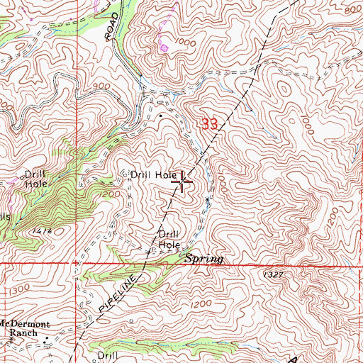 Topographic Map of City of Chino Hills, CA