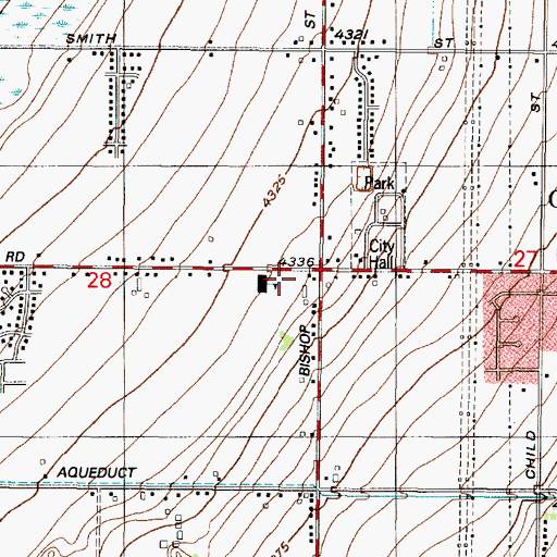 Topographic Map of City of Clinton, UT