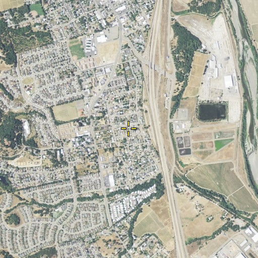 Aerial/Satellite Image of City of Cloverdale, CA
