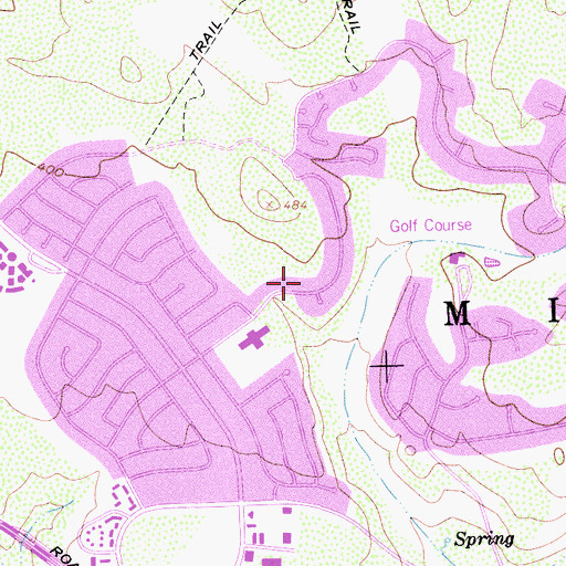 Topographic Map of Vandenberg Village Census Designated Place, CA