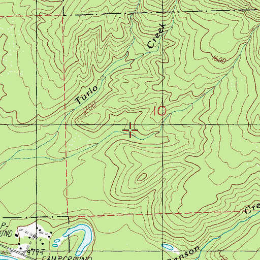 Topographic Map of Verlot Census Designated Place, WA