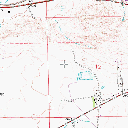 Topographic Map of West Havre Census Designated Place, MT