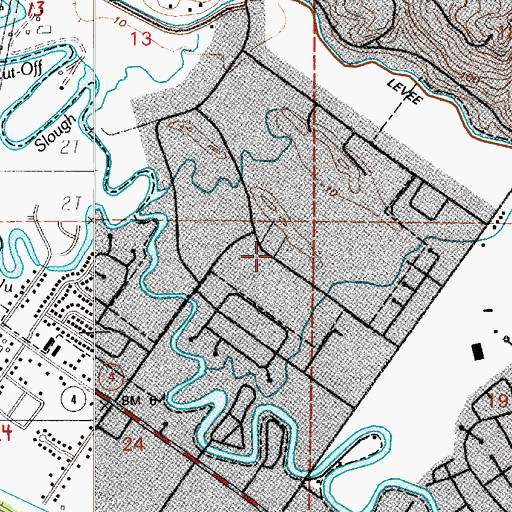 Topographic Map of West Longview Census Designated Place, WA