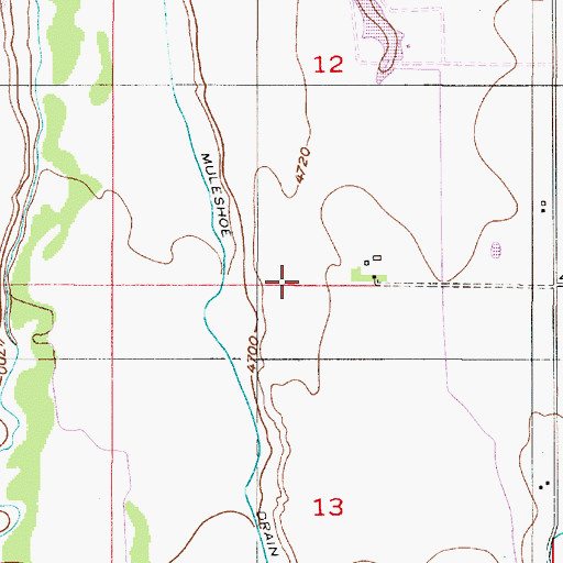 Topographic Map of Westview Circle Census Designated Place, WY