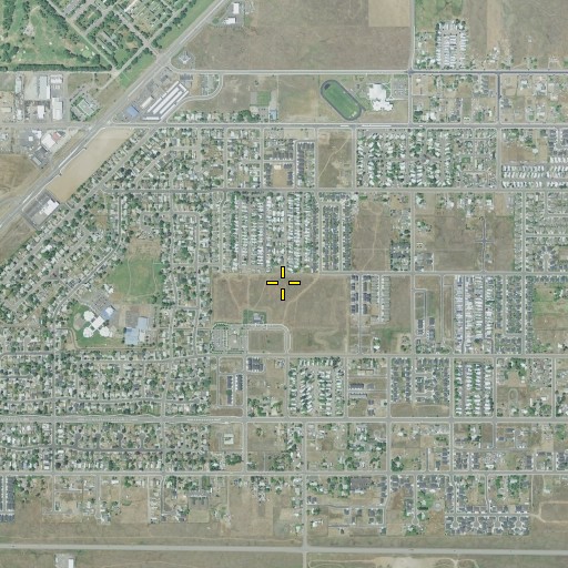 Aerial/Satellite Image of White City Census Designated Place, OR