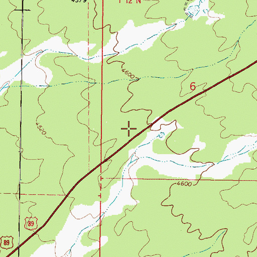 Topographic Map of Wilhoit Census Designated Place, AZ