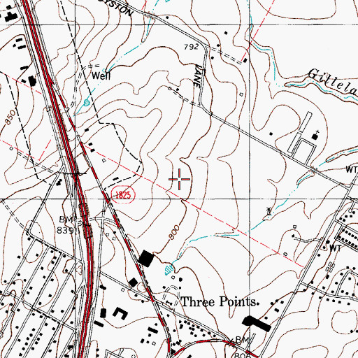 Topographic Map of Windemere Census Designated Place, TX