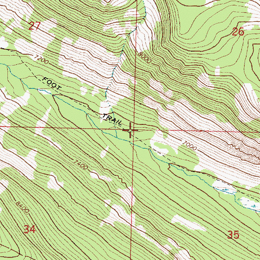 Topographic Map of Anaconda-Deer Lodge County, MT