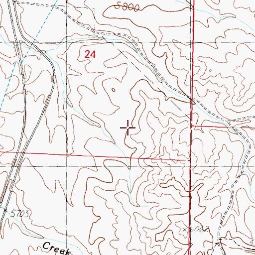 Topographic Map of Butte-Silver Bow, MT