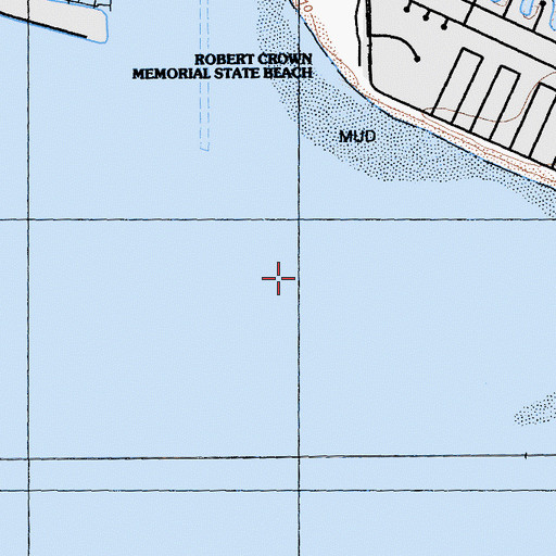 Topographic Map of City of Alameda, CA