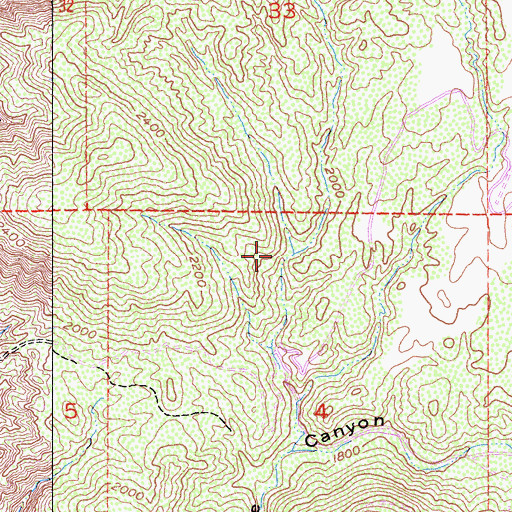 Topographic Map of City of Beaumont, CA