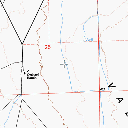 Topographic Map of Cottonwood Creek, CA