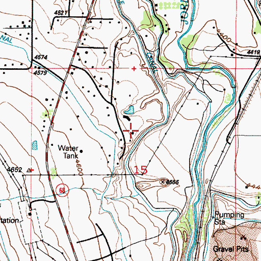 Topographic Map of City of Bluffdale, UT