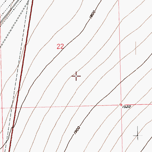 Topographic Map of City of Boulder City, NV