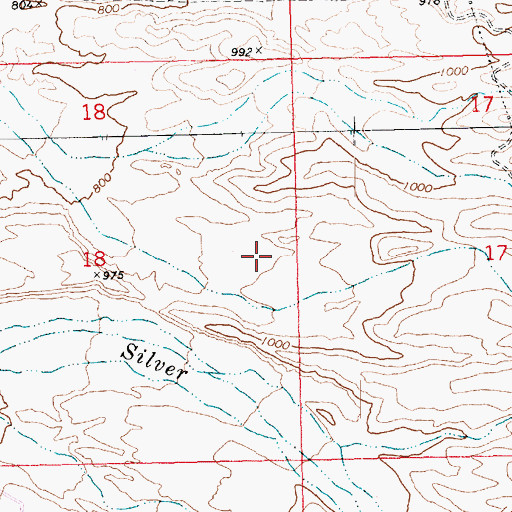 Topographic Map of City of Bullhead City, AZ