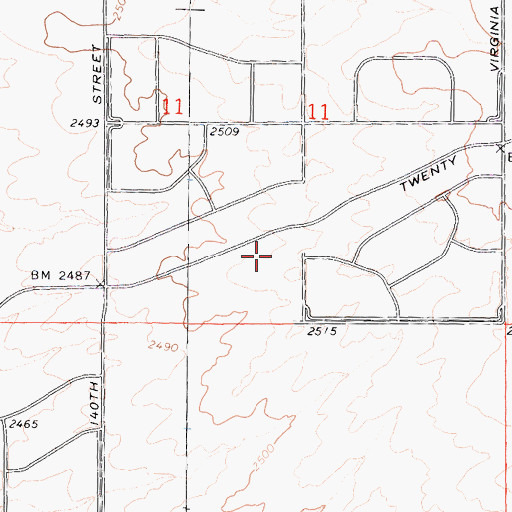 Topographic Map of City of California City, CA