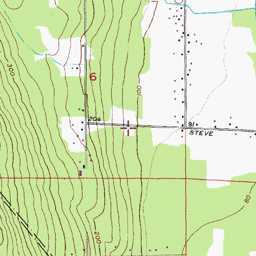 Topographic Map of Stimson Crossing Census Designated Place, WA