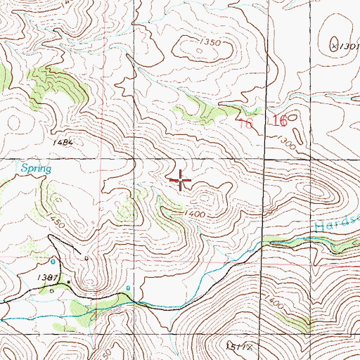 Topographic Map of Sutcliffe Census Designated Place, NV