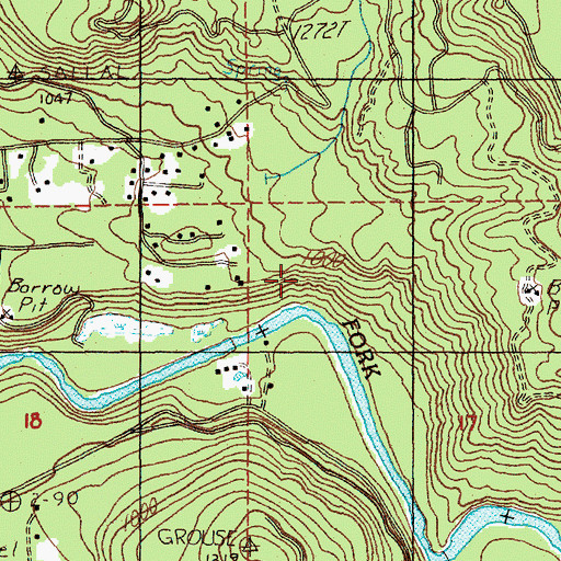 Topographic Map of Tanner Census Designated Place, WA
