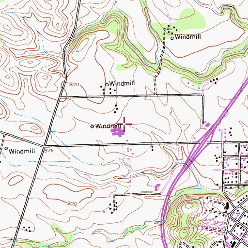 Topographic Map of Templeton Census Designated Place, CA