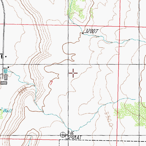Topographic Map of City of Hurricane, UT