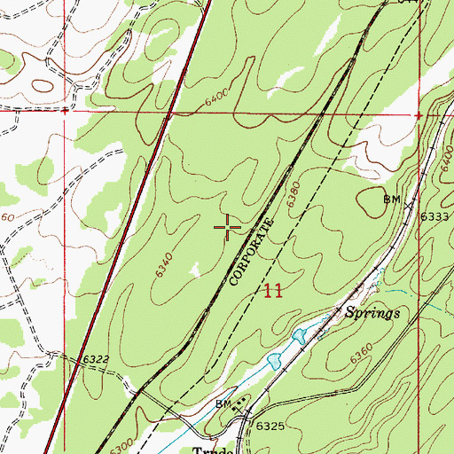 Topographic Map of City of Island Park, ID