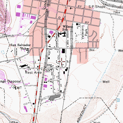 Topographic Map of City of Colton, CA