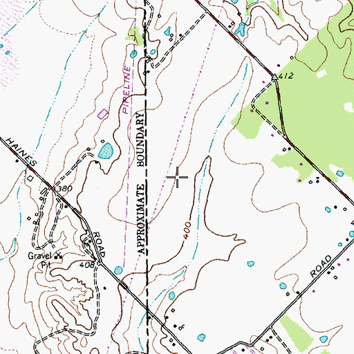 Topographic Map of City of Combine, TX