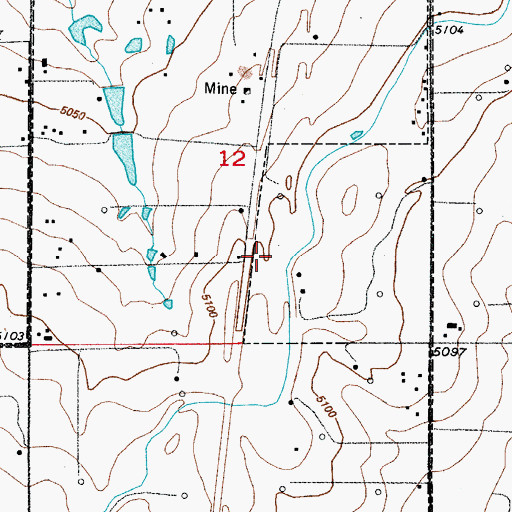 Topographic Map of City of Dacono, CO