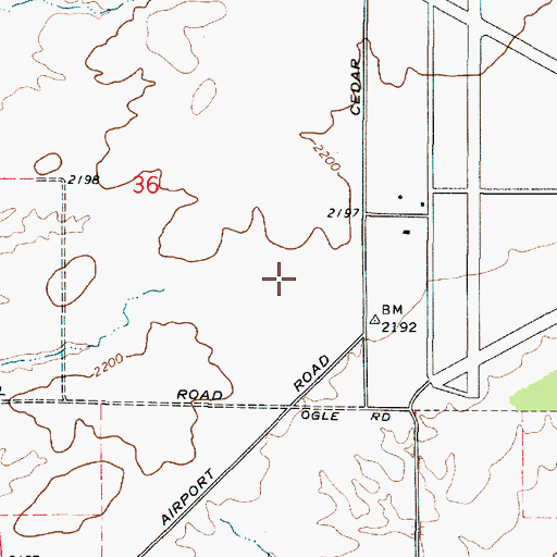 Topographic Map of City of Deer Park, WA