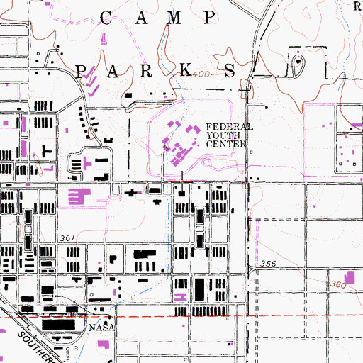 Topographic Map of City of Dublin, CA