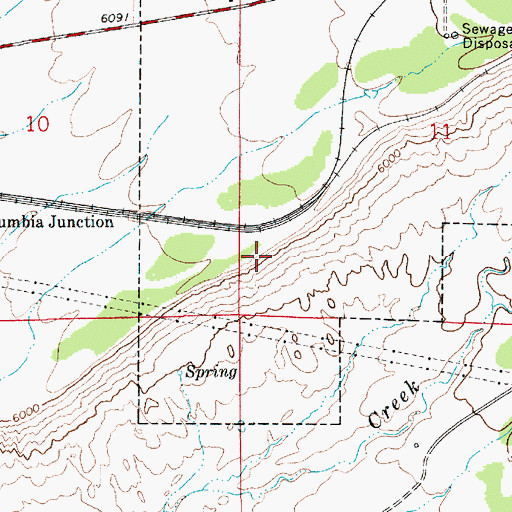 Topographic Map of City of East Carbon, UT