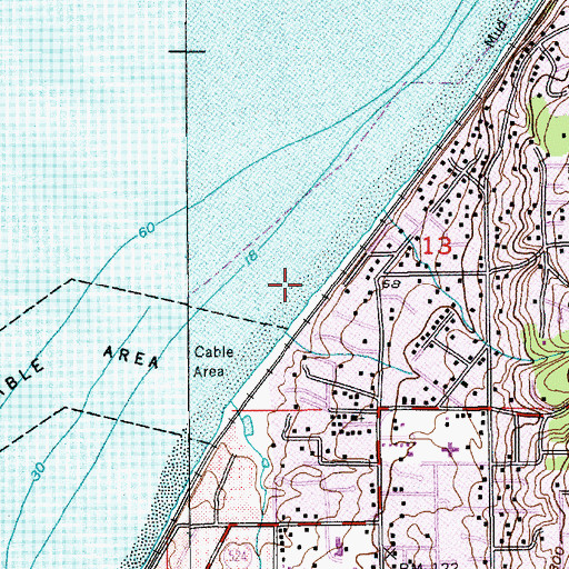 Topographic Map of City of Edmonds, WA