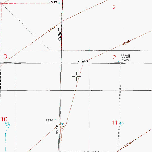 Topographic Map of City of Eloy, AZ