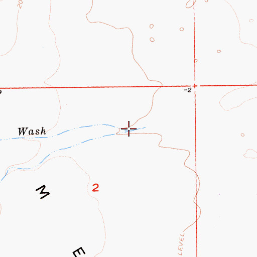 Topographic Map of Coyote Wash, CA