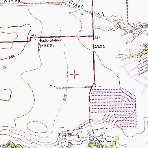 Topographic Map of City of Grand Prairie, TX