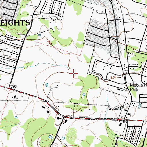 Topographic Map of City of Harker Heights, TX