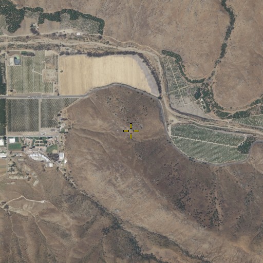 Aerial/Satellite Image of Cranes Peak, CA