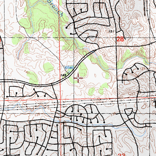 Topographic Map of City of Roseville, CA